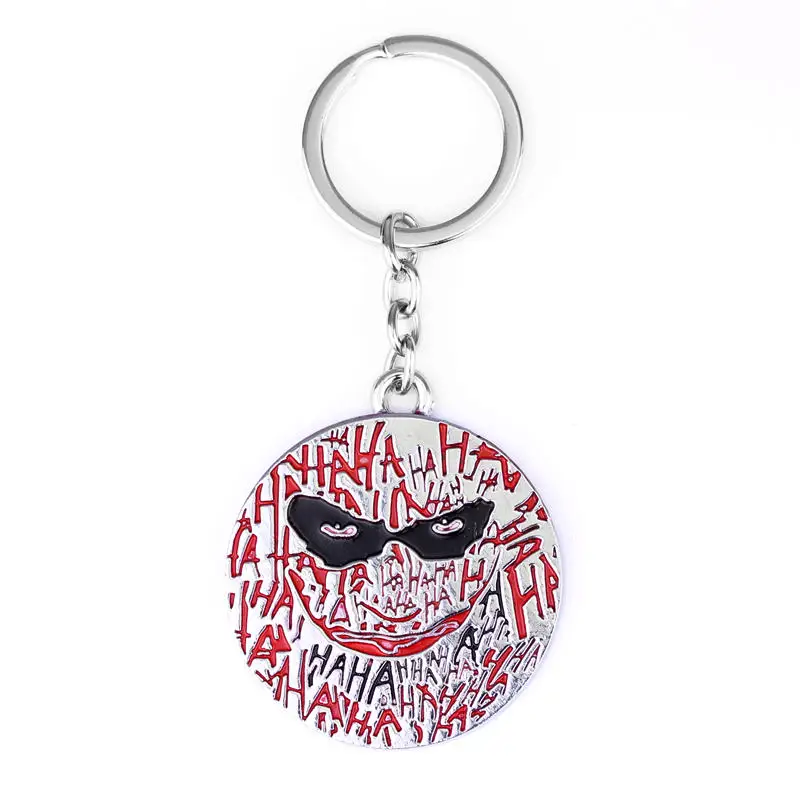 The Joker Batman Dark Knight DC Comics Metal Keychain Pendant Figure