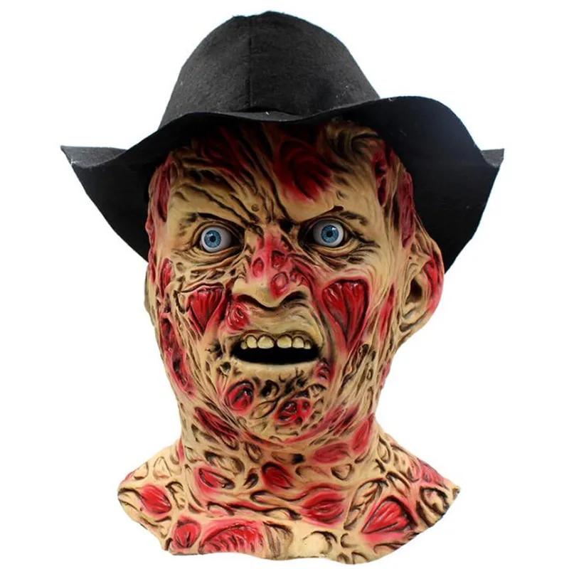 

Hot New Freddy Krueger Mask Cosplay Costumes Props Helloween Leatherface Terror Biochemical Zombies Jason Voorhees Mask Hoods