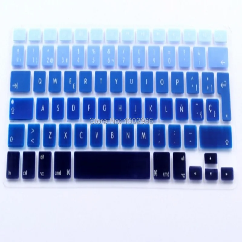 Чехол с испанской клавиатурой для Macbook Air Pro Retina 11 &quot13&quot 15 &quot17&quot Защитная пленка