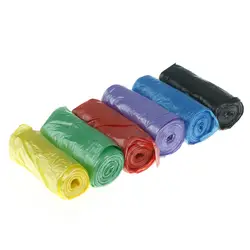 1rolls пластиковые мешки для мусора 50*60 см размер мешки для мусора один цвет толстый удобный окружающей очистки сточных сумка