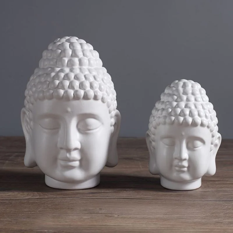 Aliexpress.com : Buy Pinkmore Buddha head silicone mold concrete buddha