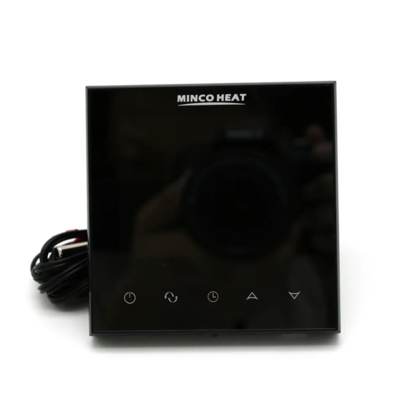 Цифровой терморегулятор MINCO HEAT HY03WE 4 AC220 термостат с сенсорным экраном для теплого