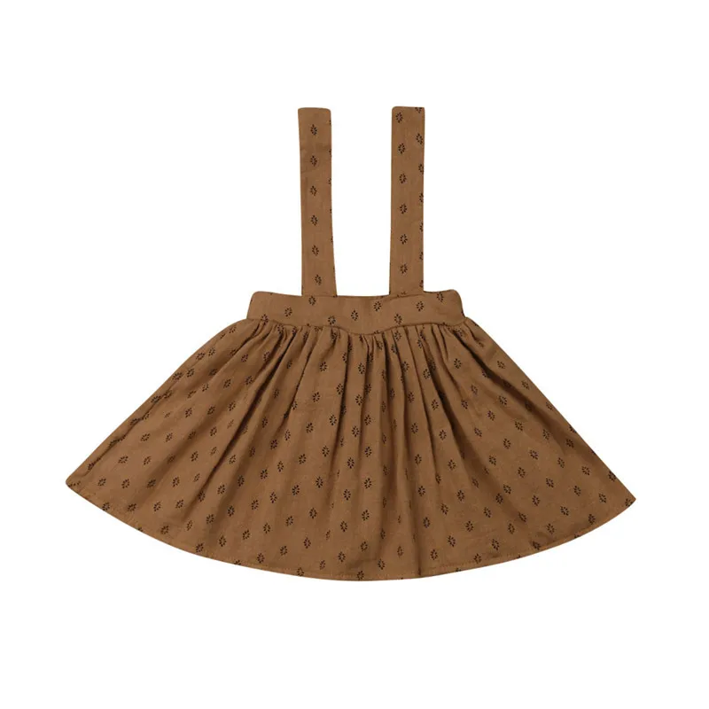 Suspender Skirt Платья для младенцев; летняя одежда для малышей; детское платье для маленьких девочек; топы; платье с оборками; одежда из хлопка; vestidos - Цвет: Suspender Skirt