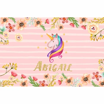 Pink Unicorn Backdrop