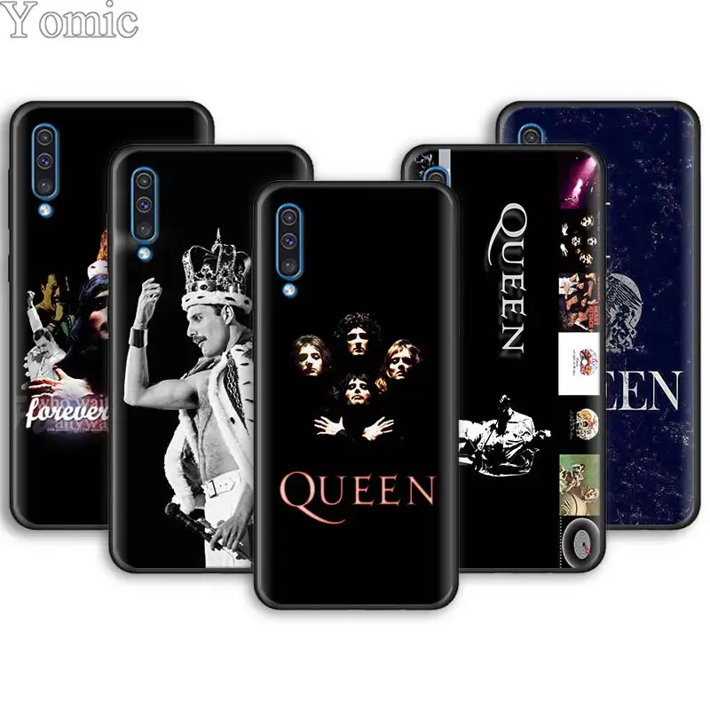Freddie Mercury Band Queen мягкие телефонные чехлы для Samsung Galaxy A10 A20 A30 A40 A50 A70 A6 A7 A8 Plus A9 M30 M20