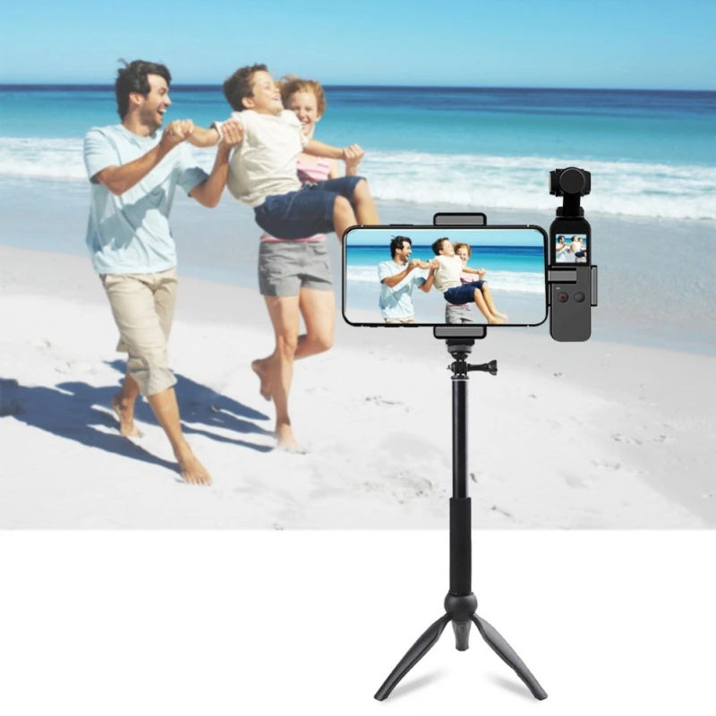 

Smartphone Holder Phone Clip Fixing Clamp Mount 1/4 Hole Camera Bracket for DJI OSMO Pocket Gimbal Sports Cameras