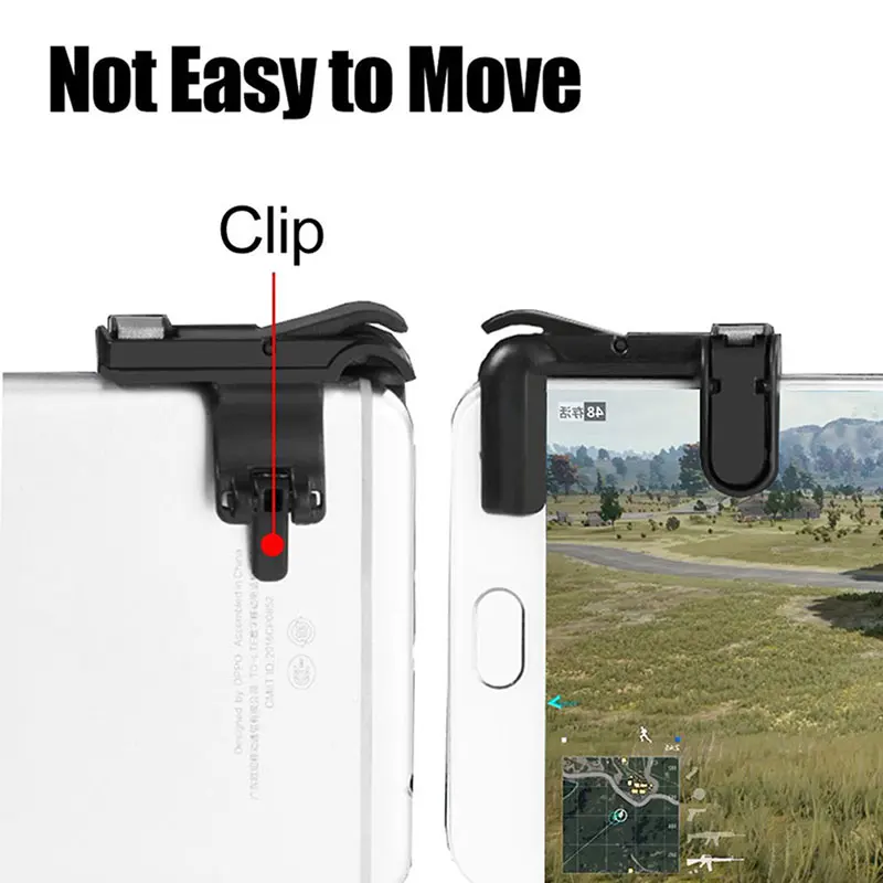 The 4th Generation Smart phone Mobile Gaming Trigger for PUBG Mobile Game Fire Button Aim Key L1R1 Shooter Controller The 4th Generation Smart phone Mobile Gaming Trigger for PUBG Mobile Game Fire Button Aim Key L1R1 Shooter Controller