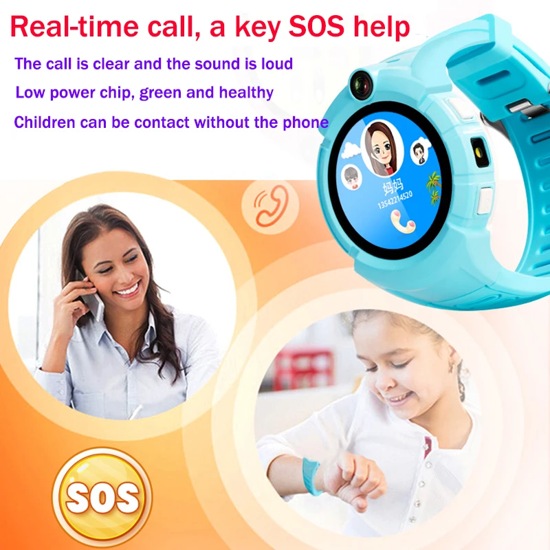 Vm50 Q360 Smart Baby GPS Watch with Camera Child smartwatch SOS Anti-Lost Monitor Tracker Watches Phone for kids PK Q528 Q750