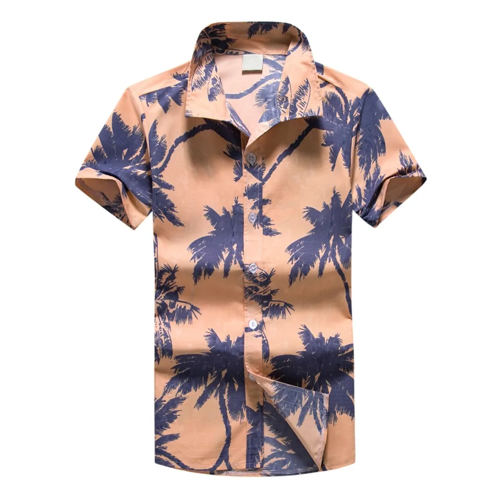 Модная мужская гавайская рубашка с принтом Camisa Feminina, Спортивная пляжная быстросохнущая блузка, топ-блузка, мужская рубашка, Повседневная