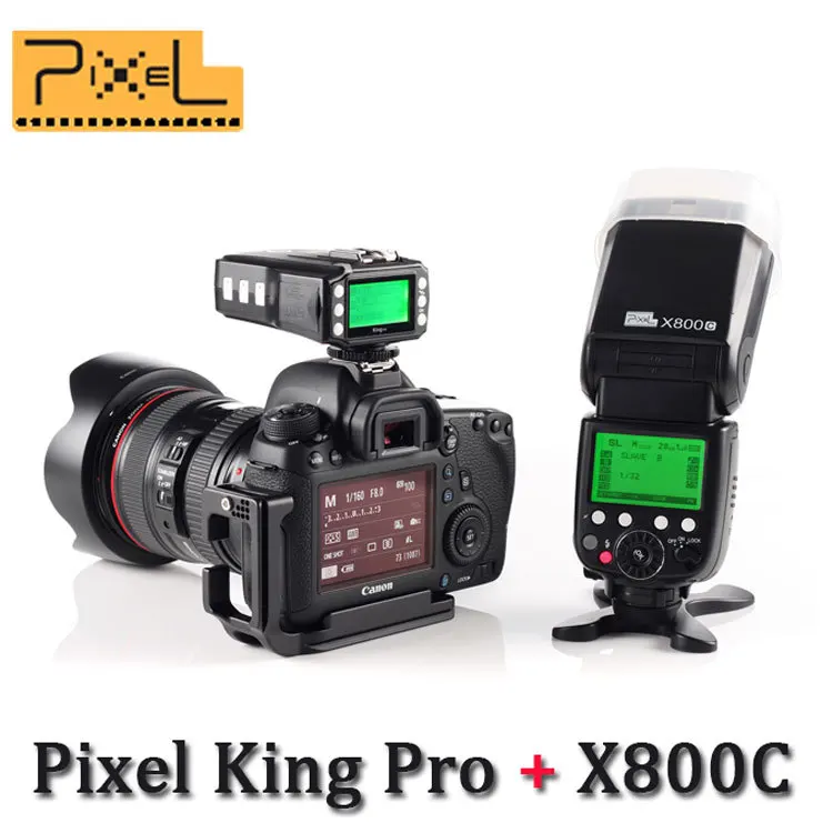 Pixel X800C Pro Version Lightweight HSS GN60 Flash Speedlite for Canon EOS DSLR 