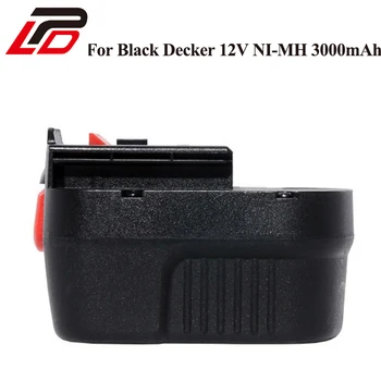 

For Black&Decker Power Tool Battery 12V NI-MH 3000mAh HPB12 D12PSK BDBN1202 BDG1200K A12 A12-XJ A12EX FS120B FSB12 battery