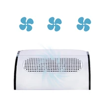 Пылесборник для ногтей, всасывающий 3 вентилятора, пылесос для маникюра, Гель-лак, аппарат, салонные инструменты для ногтей, мощный пылеуловитель