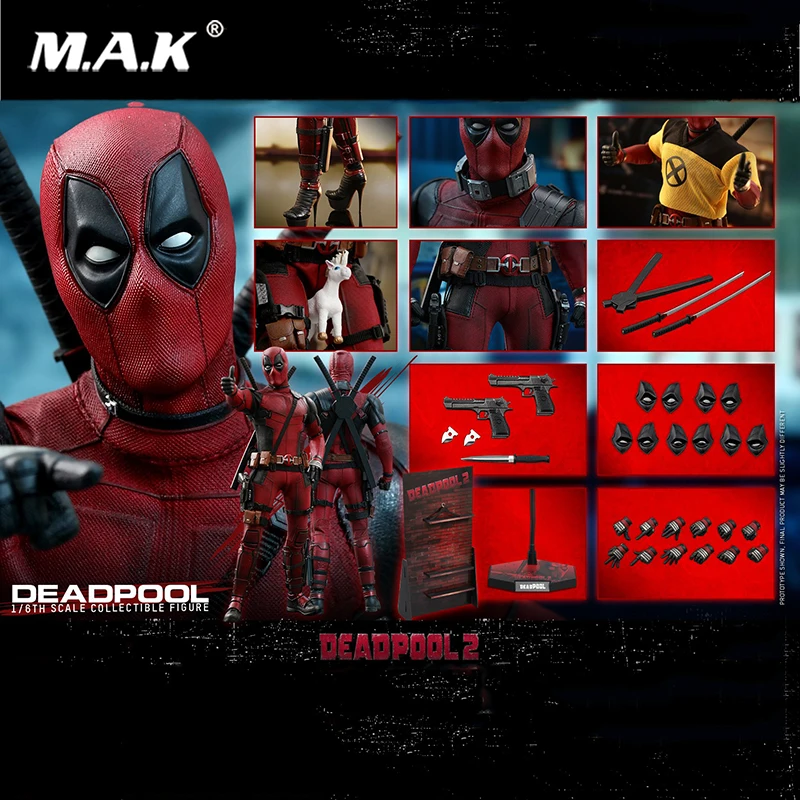 

For Collection Deadpool 2 1/6th scale Deadpool MMS490 31cm Collectible Wade Winston Wilson action Figure doll Toy full set