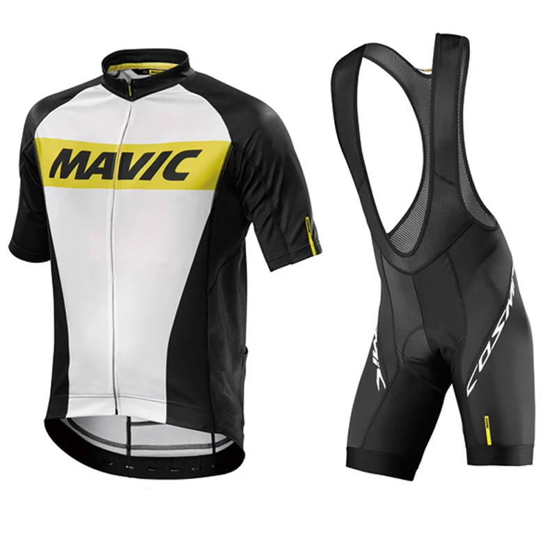 Mavic 2018 Team Men cycling Jersey Short Sleeves Quick Dry Cycling Set Bike Clothing Ropa Ciclismo Biclcle Bib Suits | Спорт и