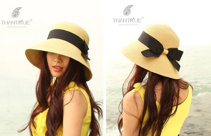casual baseball 2PC cap cotton Lettet Korean High Quality UV Beach Bow Hat basin big straw hat shading anti spring fashion lady |