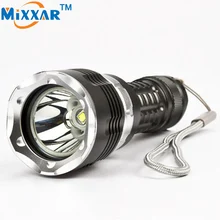 Zk90 LED Дайвинг Фонарик факел CREE XM-L2 5000LM 4 режима Увеличить фонарик Водонепроницаемый подводный 120 м Военного класса лампы фонарик