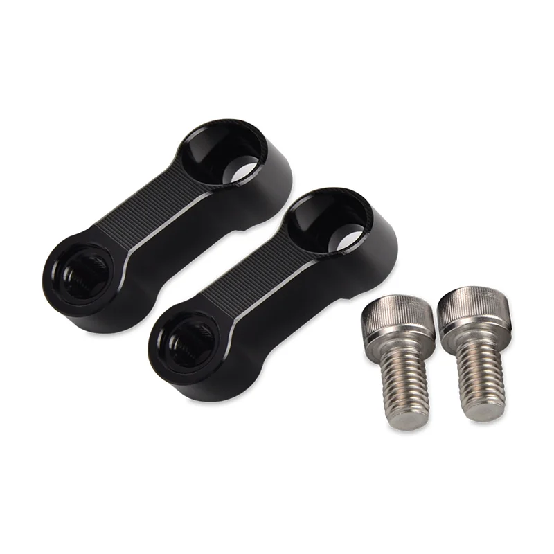 M10xP1.5 Mirror Extender Adapters Risers Mounts Clockwise Thread Bolt Kit For BMW S100R S1000XR R NINE HP2 R1200GS K1200R K1300R
