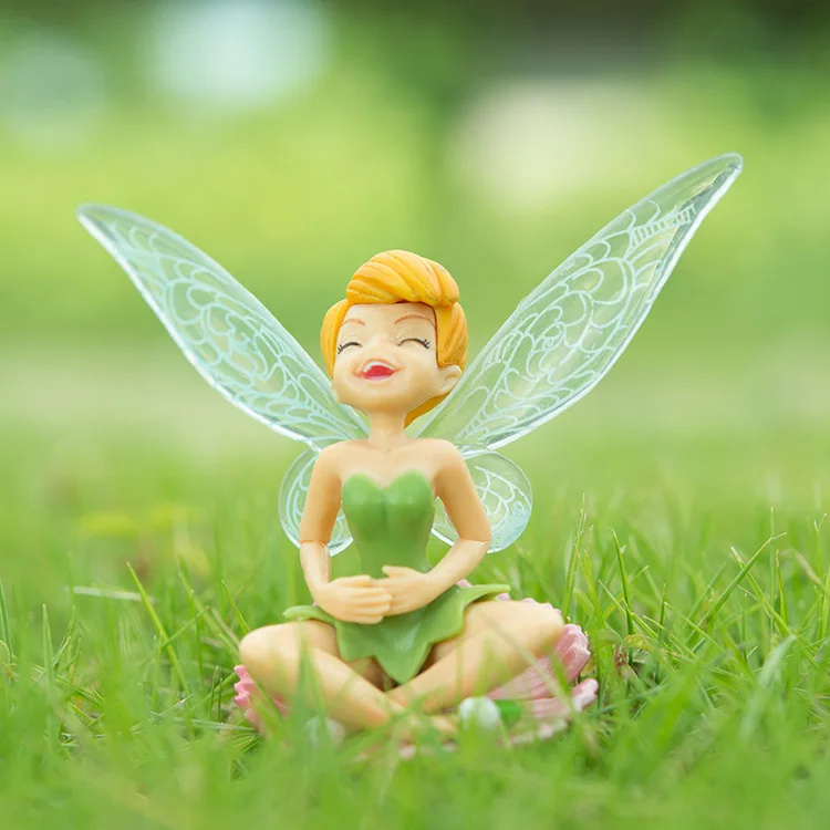 6 шт./компл. аниме мультфильм Tinkerbell ПВХ фигурка игрушки куклы для девочек подарок для детей