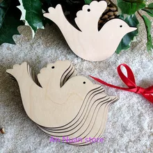 Желая птица Веселый Рождественский Декор Дерево желаний пользу простые пользовательские ярлычки на завязке украшение для рождественской елки украшения