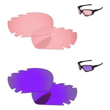 Плазменный фиолетовый& кристально розовый 2 пары Сменные линзы для Jawbone Солнцезащитные очки с отверстиями рамка UVA и UVB Защита