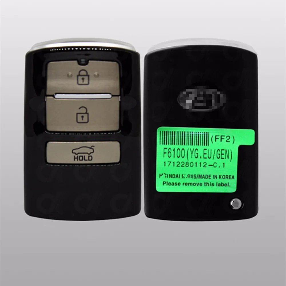 

3btn Intelligent Card Remote 433.92 Mhz Car Key To For Kia Cadenza 47 CHIP Cadenza Smart Key 3B FOB-SMART KEY