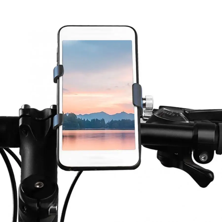

New Design Bicycle Alloy Phone Holder Bike Mount Handlebar Extender Motorcycle Handlebar Clip Stand 65-105mm for most phone