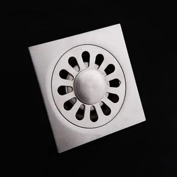 

10*10cm Thick Stainless Steel Washing Machine Dual-use Floor Drain Balcony Bathroom To Prevent Blockage Floor Drain
