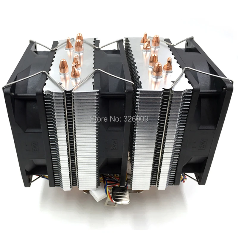 ARSYLID CN-609A-P, 3 шт., 9 см, 4-контактный вентилятор, 6 тепловых трубок, кулер для процессора Intel 4790k lga 1151, теплоотвод, охлаждение для AMD