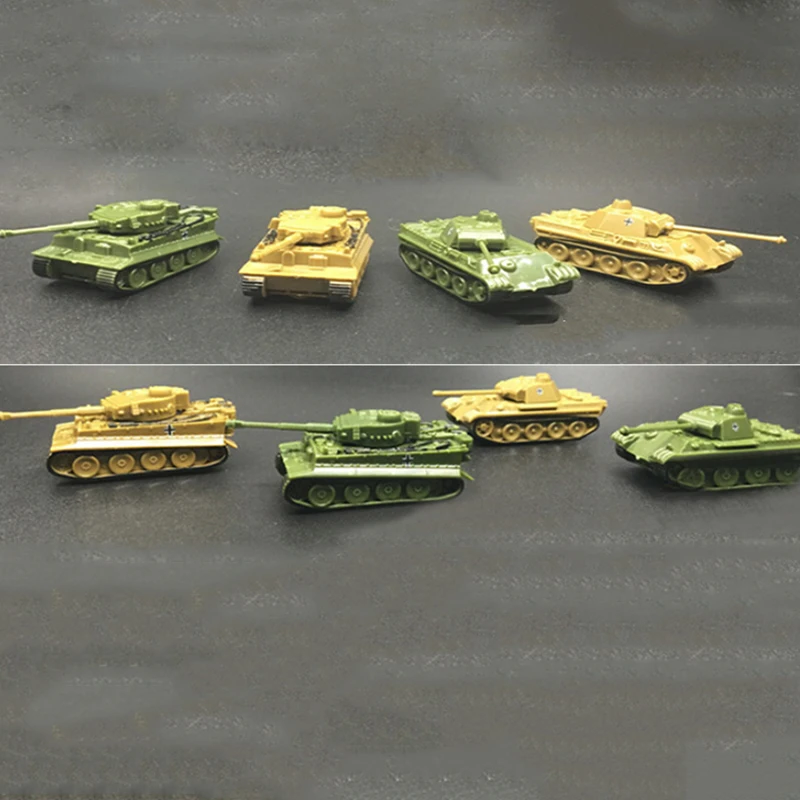 Армейская сборка модели автомобиля 1:144 немецкая Классическая Тяжелая танк военная модель игрушки