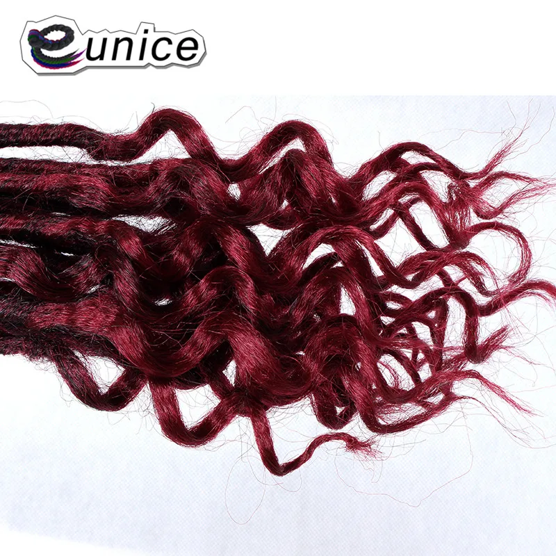 Faux Locs Curly Heat Resistant Synthetic Hair Extensions (137)