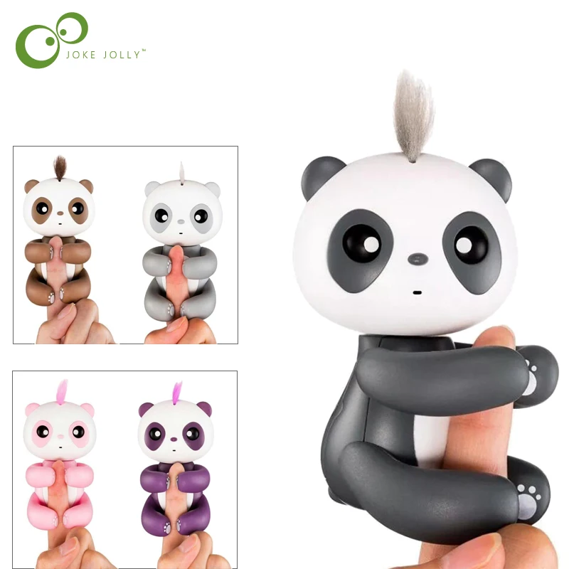 Finger Panda Monkey Intelligent Interactive Cute Pet Animal Toy Cartoon Electric Education Toys For Children Free Shipping GYH |