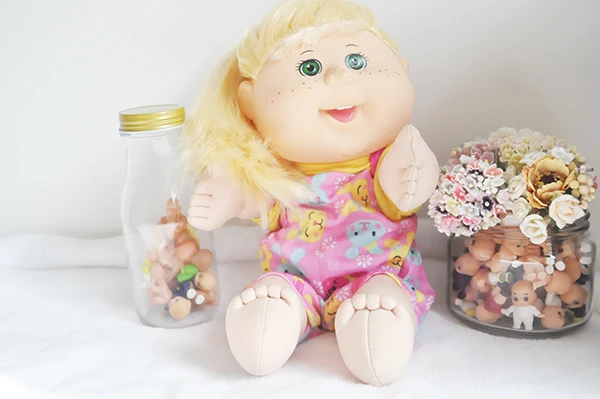 

Vintage Retro Doll Cute Cabbage Patch Kids Antique Freckle Doll Baby Doll Girl Birthday Gift Collection