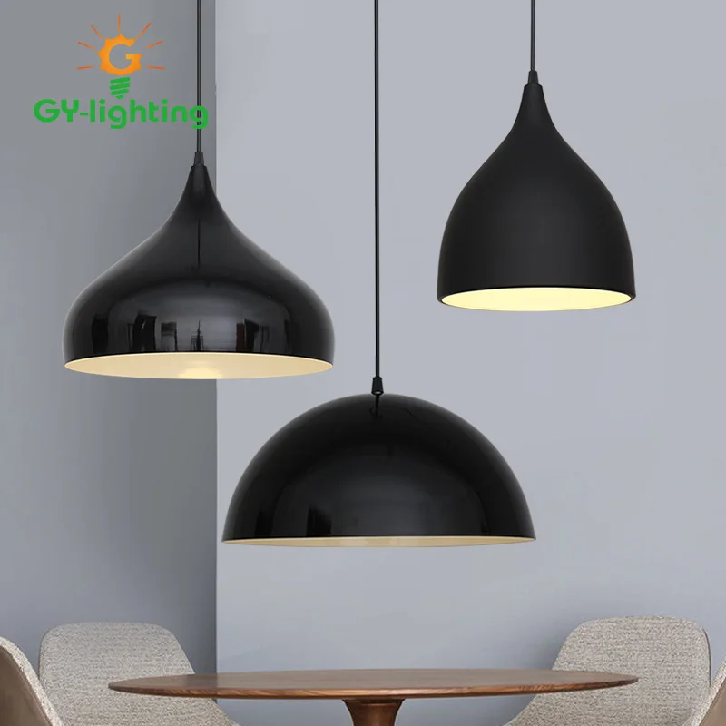 

Industrial Style Pendants Lights Single Head Clothing Store Internet Cafe Restaurant LED Office Pendant Lamp For Home Lighting