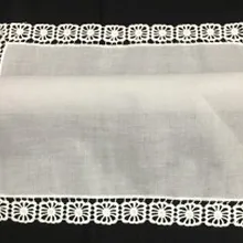 Набор из 12 модные свадебные носовые платки белые хлопковые кружевные женские платки Hanky Mother of для невесты для свадьбы подарки 12х12-дюймов