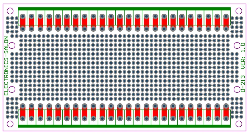 Прототип PCB с din-рейку адаптер, 137.4x72 мм, для din-рейку проектов DIY