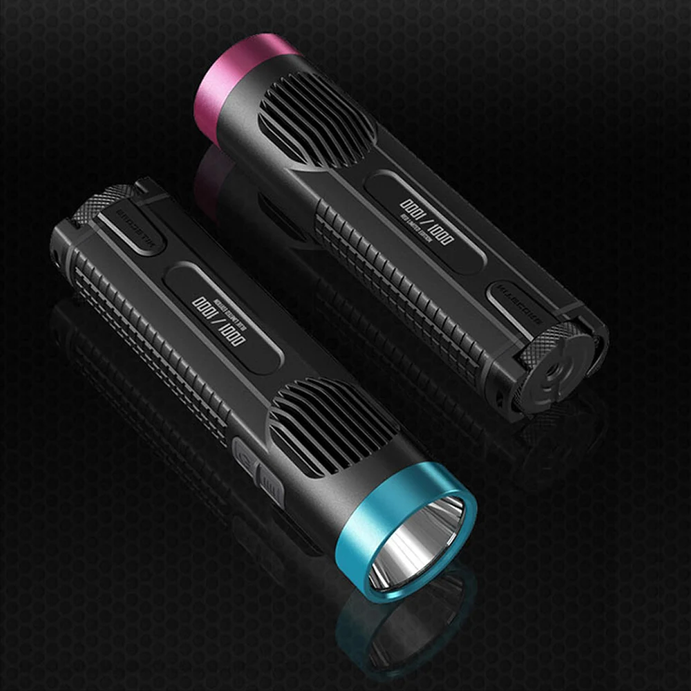 Портативный фонарик NITECORE EC4GT/Red 1000 лм для охоты и рыбалки с аккумулятором 2 шт.|light