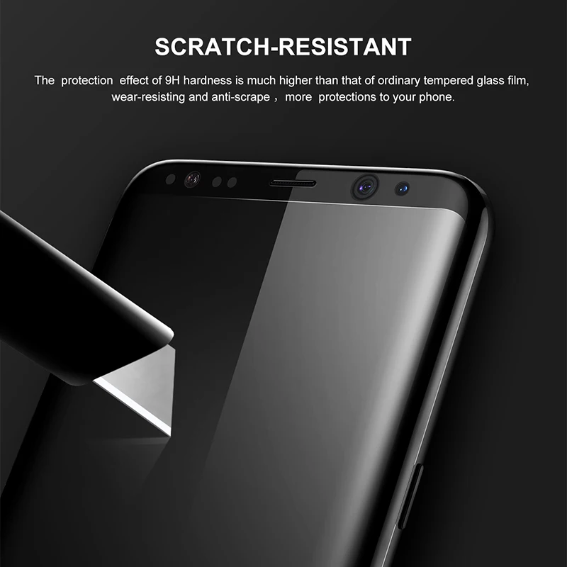 9 H Защита экрана для samsung Galaxy S8/S8 Plus полное покрытие 3D Arc закаленное стекло для Galaxy S 8 защитное стекло пленка крышка