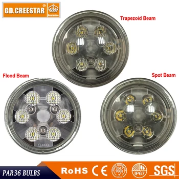 

PAR36 LED Landing Light Aircraft 12V/24V IP68 6 leds 18W led work lights Landscape front headlights for Tractor lights x1pc