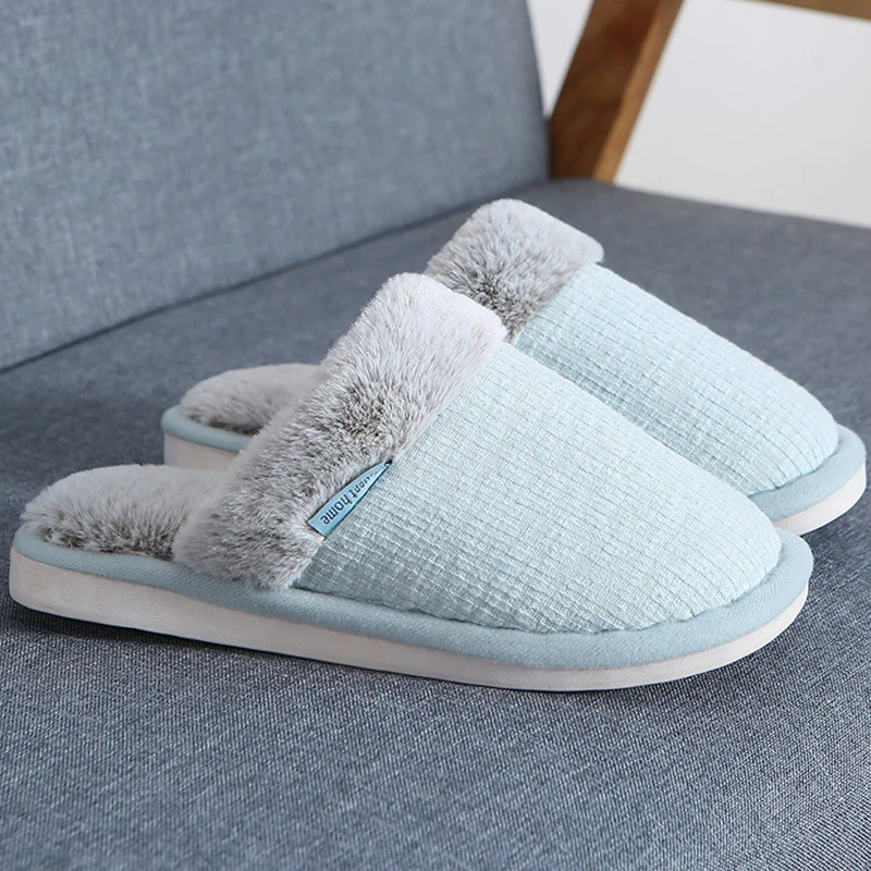 

Fluffy slippers for women fashion fur shoes non-slip warm home slippers women soft female slipper 2018 new arrival