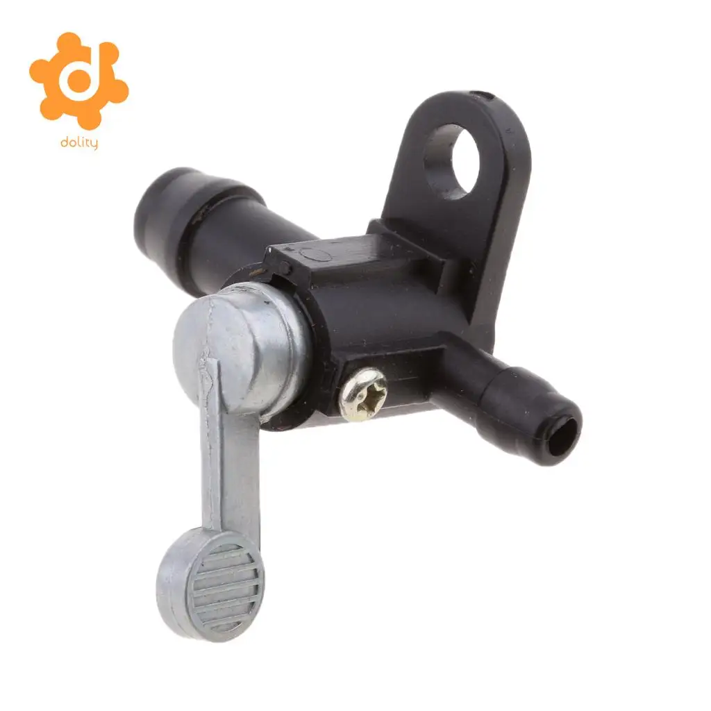 2Pcs Petcock Fuel Shut Off ShutoffValve Switch for Yamaha PW50 Pit Bike Dirtbike - Black