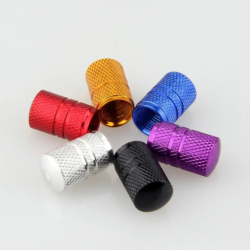 

Metal Car Tire Valve Caps Car-Styling Auto Tyre Air Stems Cover Tire Accessories 4Pcs/Set 6 Color