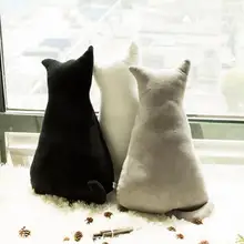 Милая семейная Подушка, кукла-плюшевый Кот, диван kawii, набивные игрушки, детская комната для девочек, теплое украшение для Гарфилда, кот Xiaoqi