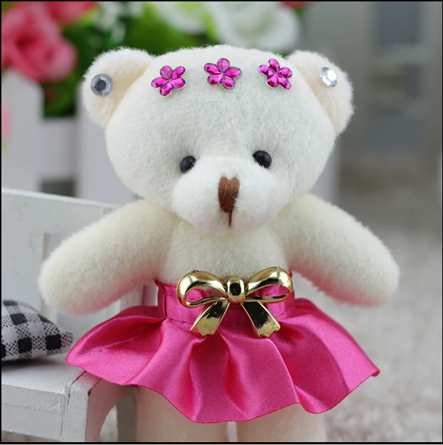 12cm little flower teddy
