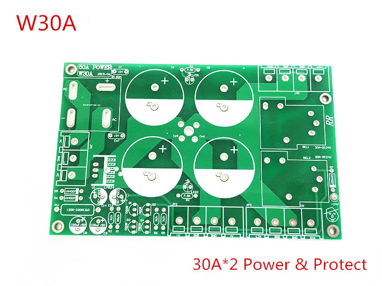 

only pcb doard rectifier power supply with speaker protection for amplifier amp board