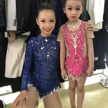 Купальник для соревнований по гимнастике для детей, гимнастический купальник s cutom, цвет и размер