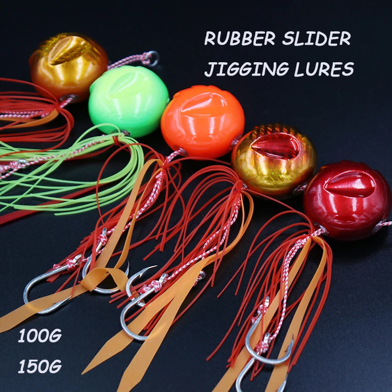 

NEW ARRIVAL! 2019 NEW MADMOUSE 100g 150g Tai Kabura Sinker Lead Jigging Lures Tai Rubbers Red Snapper Slider Jigging Lures