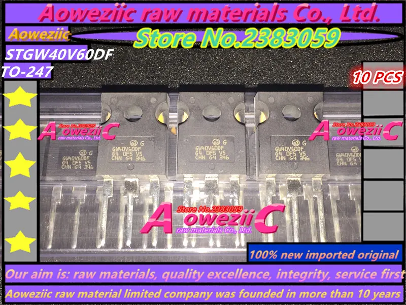 Aoweziic 100% new imported original STGW40V60DF GW40V60DF TO 247 ...