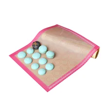 30 отверстий силиконовый коврик Макарон силиконовый коврик для выпечки профессиональный класс антипригарный Макарон подкладка для торта посуда принадлежности для приготовления кондитерских изделий