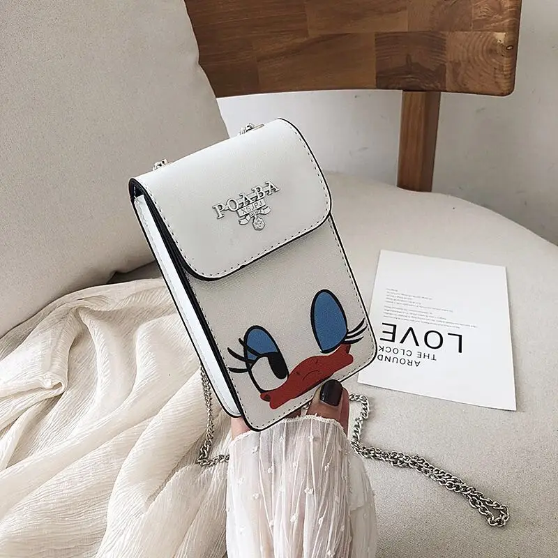 

Female fashion fruit print cartoon girl single shoulder hand diagonal chain mobile phone small square bag shoulder bag