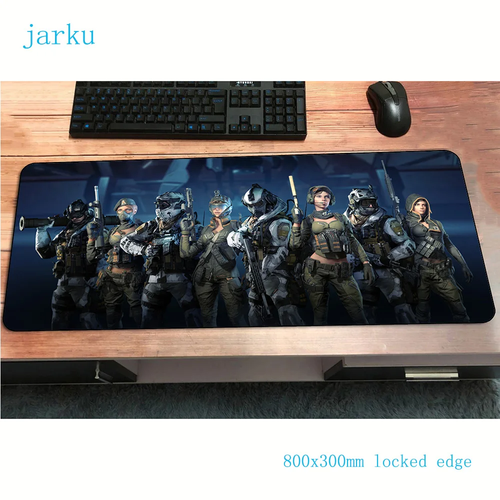 Коврики warface 800x300x3 мм компьютерный игровой коврик для мыши большой с клавиатурой